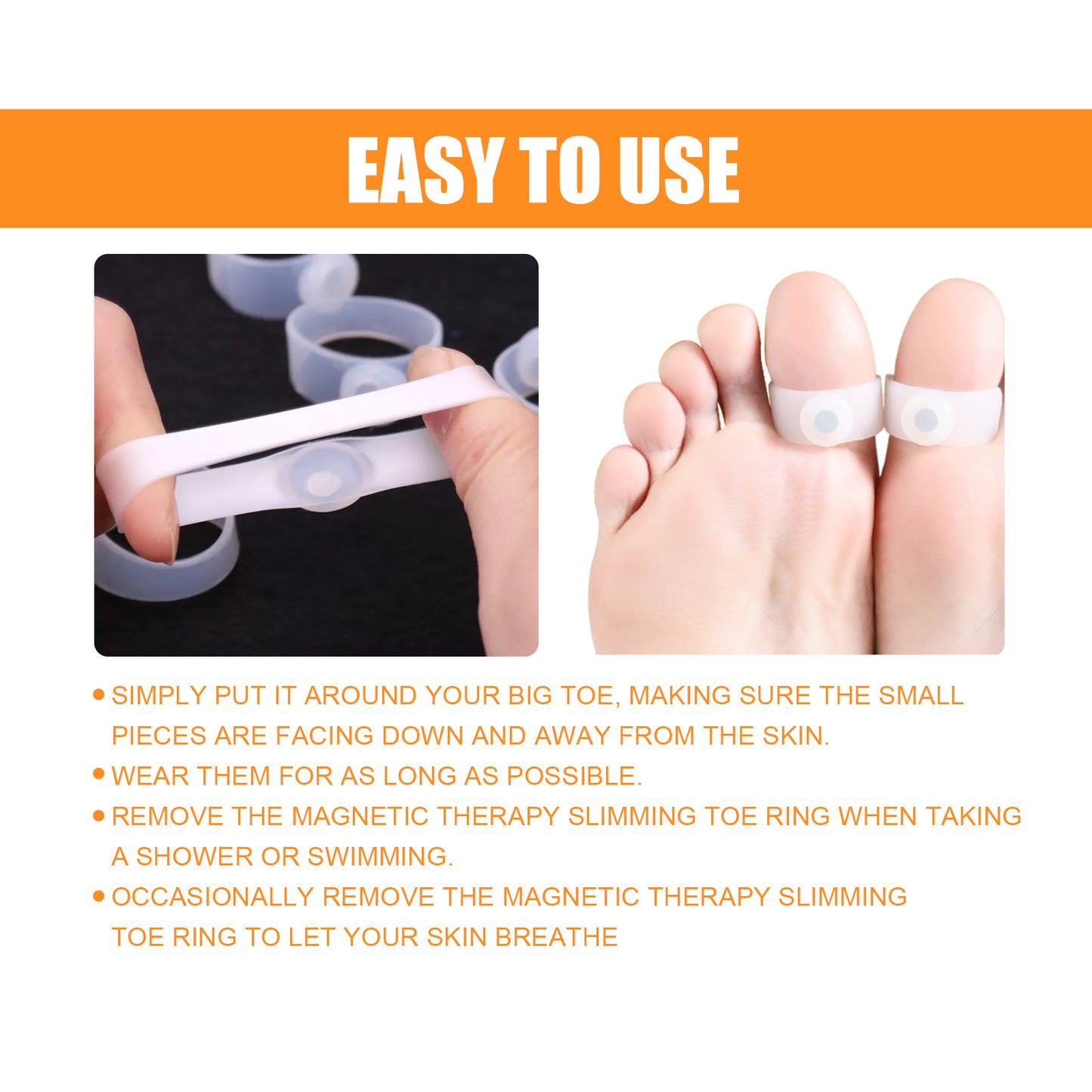 Slimming Toe Ring Toe Ring Tummy Shaper Slimming Silicone Firms Skin and Shows Off Slim Waist